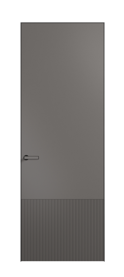 Межкомнатная дверь Вельвет АКП 8202 Матовый классический серый. Цена 59344  | Volhovec