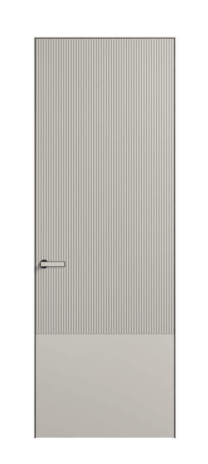 Дверь межкомнатная Вельвет АКП 8203 Матовый облачно-серый. Скрытый короб Черный Цена 59344 . Фабрика дверей Волховец 8 (800) 551 43 19 Межкомнатная дверь Вельвет АКП 8203 Матовый облачно-серый. Цена 59344 | Volhovec