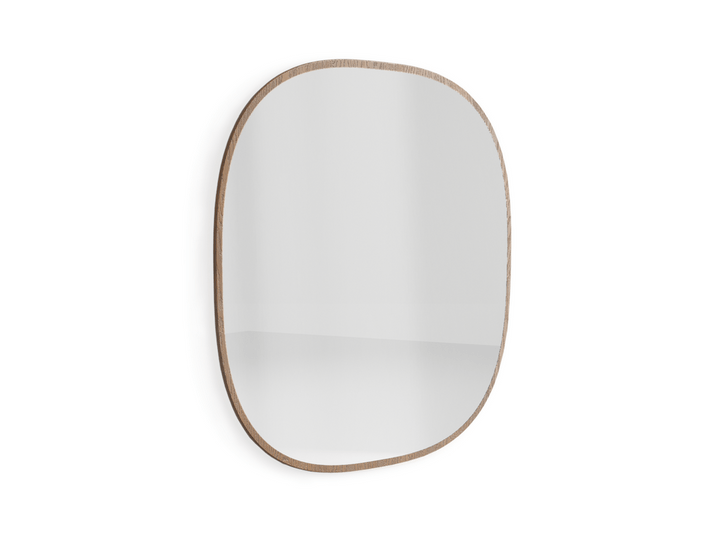 Мебель Зеркало настенное Primo 105×105 см. Цвет Дуб туманный матовый. Материал Массив дуба матовый. Коллекция Зеркало настенное Primo 105×105 см. Картинка.