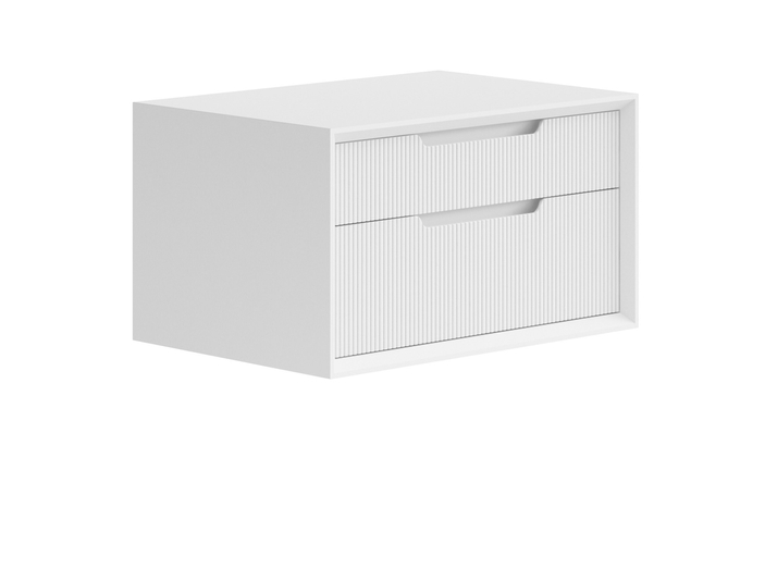 Мебель Тумба подвесная прикроватная Velvet 2 ящика. Цвет Матовый светло-серый. Материал Гладкая эмаль. Коллекция Тумба подвесная прикроватная Velvet 2 ящика. Фото. Мебель Тумба подвесная прикроватная Velvet 2 ящика. Цвет Матовый светло-серый. Материал Гладкая эмаль. Коллекция Тумба подвесная прикроватная Velvet 2 ящика. Картинка.