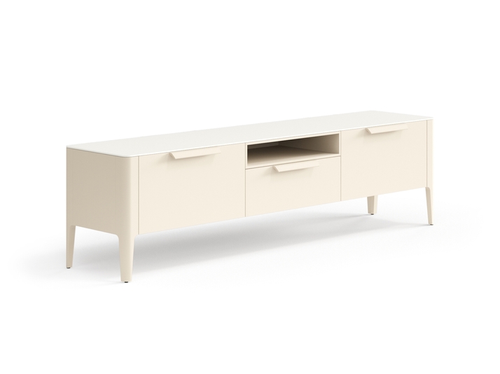 Мебель ТВ тумба Пьега. Цвет Матовый светло-бежевый. Материал Гладкая эмаль. Коллекция ТВ тумба Пьега. Фото. Мебель ТВ тумба Пьега. Цвет Матовый светло-бежевый. Материал Гладкая эмаль. Коллекция ТВ тумба Пьега. Картинка.