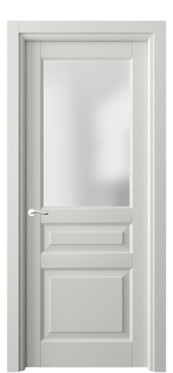 Дверь межкомнатная 0710 ДСР САТ. Цвет Дуб серая эмаль. Материал Массив дуба эмаль. Коллекция Lignum. Картинка.