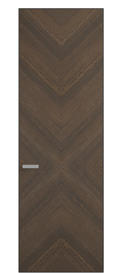 Дверь межкомнатная АКП 0205 ЭВММ Эвкалипт мореный матовый. Цвет Эвкалипт мореный матовый. Материал Шпон эвкалипта Naturwood. Коллекция Rift. Картинка.