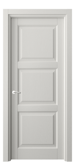 Дверь межкомнатная 0731 ДСР. Цвет Дуб серая эмаль. Материал Массив дуба эмаль. Коллекция Лигнум. Картинка.