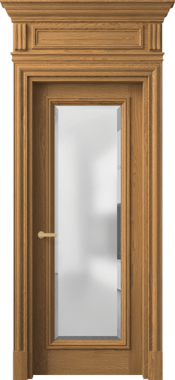 Дверь межкомнатная 7300 ДСЛ.М САТ-Ф. Цвет Дуб солнечный матовый. Материал Массив дуба матовый. Коллекция Antique. Картинка.