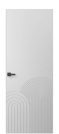 Дверь межкомнатная АКП 8059 ГРН. Цвет Грунт под покраску. Материал Грунт под покраску. Коллекция Линия. Картинка.