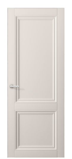Дверь межкомнатная 2523 ПЭТБ. Цвет ПЭТ тёплый-белый. Материал ПЭТ. Коллекция Центро. Картинка.