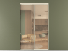 Перегородка Формато внутри проёма 2 створки