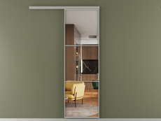 Перегородка Formato вдоль стены 1 створка