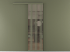 Перегородка Формато вдоль стены 1 створка